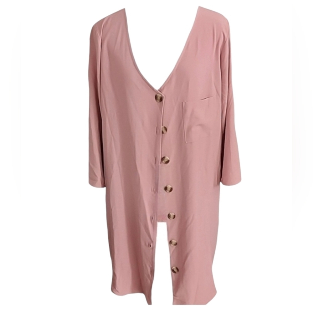 Zenana dusty rose colored tunic top